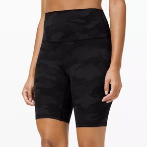 lululemon Align High-Rise Short 8" - Black Camo